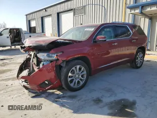 2020 Chevrolet Traverse Premier with VIN 1GNEVKKW3LJ215432, listed as a Copart auction lot 49143745 with 52,853 mi miles and Salvage title. Bid and sale history available at DreamBid. Image 1.