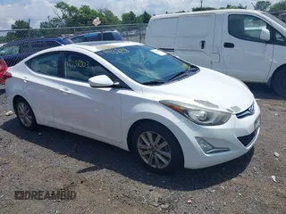 2015 Hyundai Elantra SE with VIN 5NPDH4AE6FH558457, listed as a IAAI auction lot 42738003 with 199,965 mi miles and . Bid and sale history available at DreamBid. Image 1.