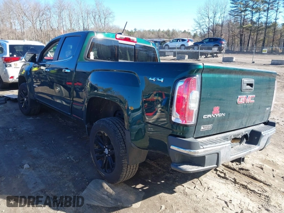 2015 GMC Canyon 4WD SLT with VIN 1GTG6CE35F1273343, listed as a IAAI auction lot 41683758 with 77,911 mi miles. Bid and sale history available at carsss.com. Image 3.