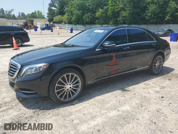 2015 Mercedes-Benz S 550 with VIN WDDUG8FB6FA092891, listed as a Copart auction lot 56431905 with 164,664 mi miles and Salvage title. Bid and sale history available at DreamBid. Image 1.