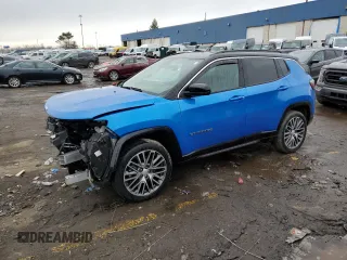 2023 Jeep Compass Limited with VIN 3C4NJDCN6PT500694, listed as a Copart auction lot 46489575 with 11,461 mi miles and Clean Title. Bid and sale history available at carsss.com. Image 1.