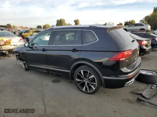 2024 Volkswagen Tiguan SEL R-Line with VIN 3VV4B7AX9RM069345, listed as a Copart auction lot 81193614 with 5,484 mi miles and Salvage Title. Bid and sale history available at carsss.com. Image 2.