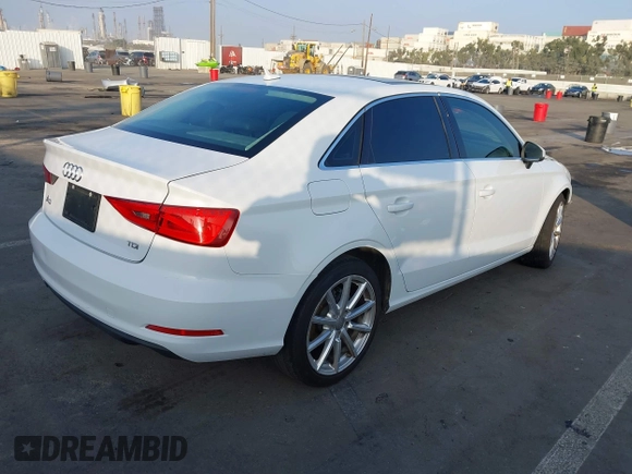 2015 Audi A3 Premium with VIN WAUAJGFFXF1090411, listed as a IAAI auction lot 41220082 with 134,162 mi miles and . Bid and sale history available at DreamBid. Image 4.