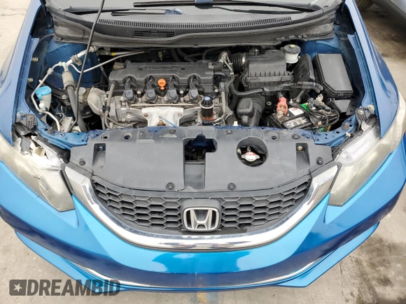 2015 Honda Civic Sedan LX with VIN 19XFB2F5XFE220989, listed as a Copart auction lot 55122805 with 116,410 mi miles and Salvage Title. Bid and sale history available at carsss.com. Image 11.