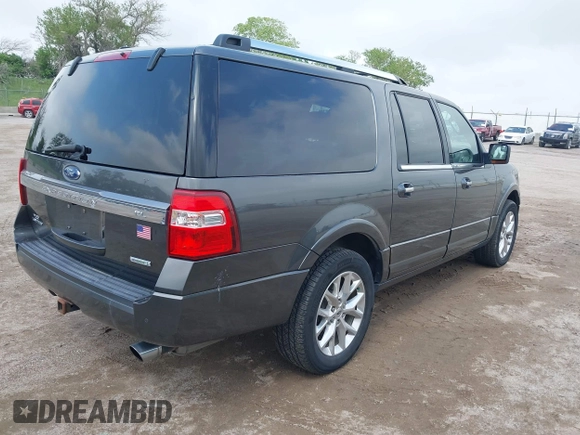 2017 Ford Expedition Max Limited with VIN 1FMJK2AT5HEA83017, listed as a IAAI auction lot 42293805 with 122,712 mi miles and . Bid and sale history available at DreamBid. Image 4.