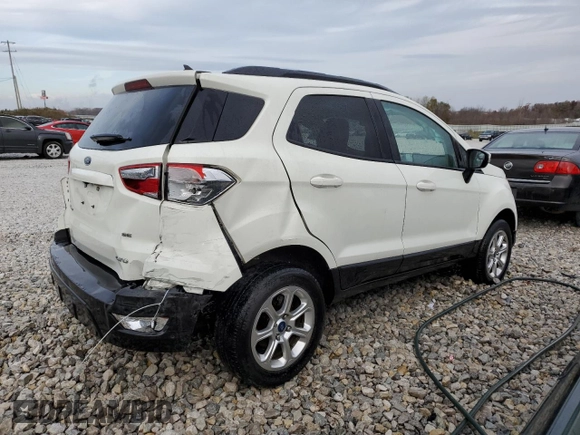 2019 Ford EcoSport SE z VIN MAJ6S3GLXKC284394, wystawiony jako Copart lot #74389563 z przebiegiem 58 055 mil mil oraz Szkoda całkowita • Salvage title. Historia ofert i sprzedaży dostępna na DreamBid. Obrazek 3.