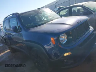 2017 Jeep Renegade Latitude with VIN ZACCJABB8HPF52446, listed as a IAAI auction lot 41406812 with 122,467 mi miles and . Bid and sale history available at DreamBid. Image 1.
