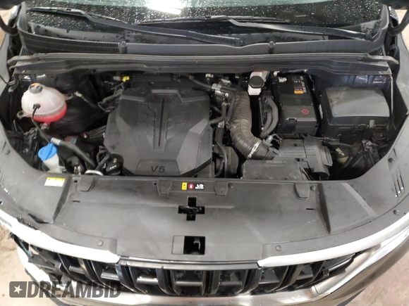 2023 Kia Carnival LX with VIN KNDNB4H34P6261760, listed as a Copart auction lot 86869324 with 47,922 mi miles and Non Repairable. Bid and sale history available at DreamBid. Image 12.