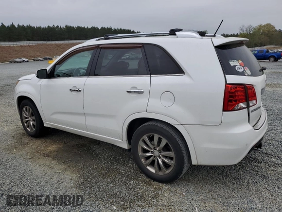 2013 Kia Sorento SX with VIN 5XYKW4A23DG407762, listed as a Copart auction lot 51471745 with 152,048 mi miles and Salvage Title. Bid and sale history available at carsss.com. Image 2.