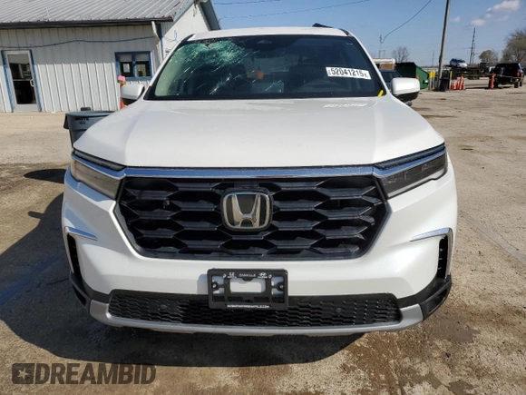 2025 Honda Pilot EX-L с VIN 5FNYG1H44SB045507, выставлен на аукционе Copart как лот 52041215 с пробегом 9 126 миль миль и Списание • Salvage title. История ставок и продаж доступна на DreamBid. Изображение 5.