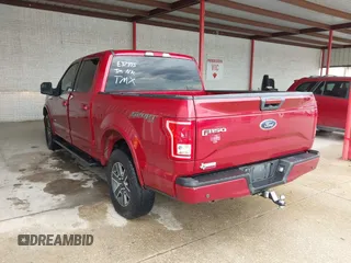 2015 Ford F-150 XLT with VIN 1FTEW1EP2FKE37995, listed as a IAAI auction lot 42185987 with 186,708 mi miles and . Bid and sale history available at carsss.com. Image 3.