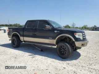 2014 Ford F-150 XL with VIN 1FTFW1ET8EKF05524, listed as a Copart auction lot 50456755 with 175,440 mi miles and Salvage Title. Bid and sale history available at carsss.com. Image 4.