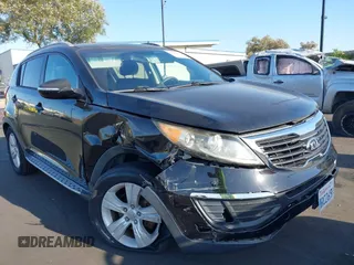 2013 Kia Sportage LX with VIN KNDPB3A2XD7410487, listed as a IAAI auction lot 42649841 with 92,030 mi miles and . Bid and sale history available at DreamBid. Image 1.