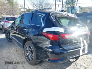 2017 Infiniti QX60 with VIN 5N1DL0MM7HC549108, listed as a IAAI auction lot 41863262 with 90,626 mi miles and . Bid and sale history available at DreamBid. Image 3.