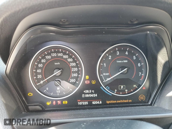 2017 BMW 2 Series 230i xDrive with VIN WBA2H9C53HV641944, listed as a Copart auction lot 70191654 with 107,225 mi miles and Clean Title. Bid and sale history available at carsss.com. Image 9.