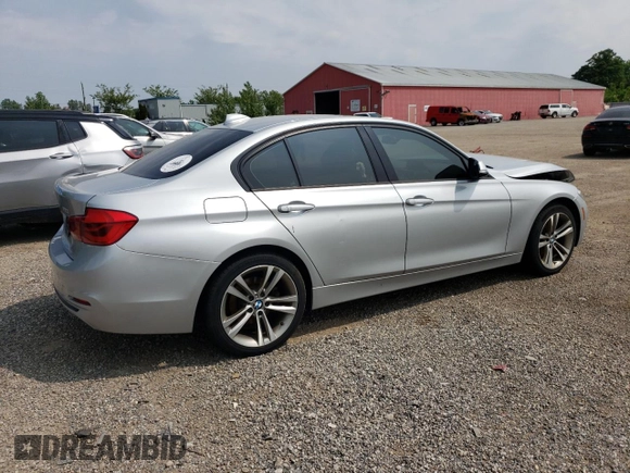 2018 BMW 3 Series 330i xDrive with VIN WBA8D9C54JEM34426, listed as a Copart auction lot 60487205 with 158,224 mi miles and Salvage title. Bid and sale history available at DreamBid. Image 3.