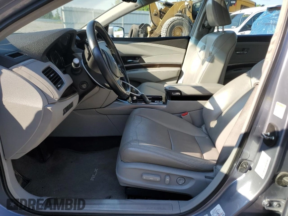 2014 Acura RLX Technology with VIN JH4KC1F58EC001023, listed as a Copart auction lot 62831665 with 226,484 mi miles and Salvage title. Bid and sale history available at DreamBid. Image 7.