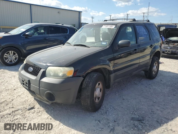 2005 Ford Escape XLS Value with VIN 1FMYU02Z35KB13600, listed as a Copart auction lot 71581184 with 187,747 mi miles and Salvage Title. Bid and sale history available at carsss.com. Image 1.