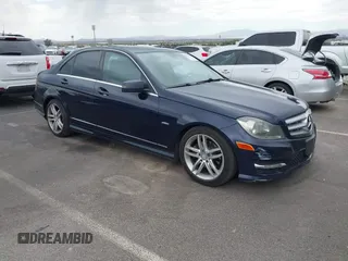 2012 Mercedes-Benz C 250 Sport with VIN WDDGF4HB3CR234925, listed as a IAAI auction lot 42631121 with 166,349 mi miles and . Bid and sale history available at DreamBid. Image 1.