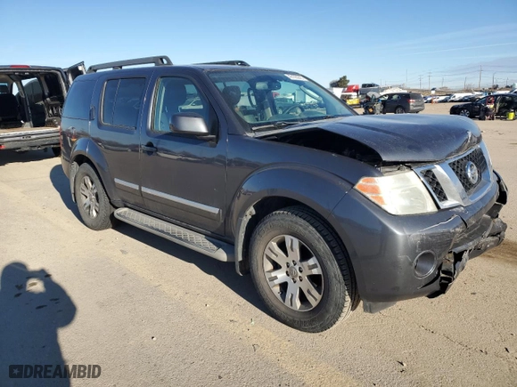2011 Nissan Pathfinder Silver with VIN 5N1AR1NB5BC600102, listed as a Copart auction lot 42105245 with 122,546 mi miles and Salvage Title. Bid and sale history available at carsss.com. Image 4.