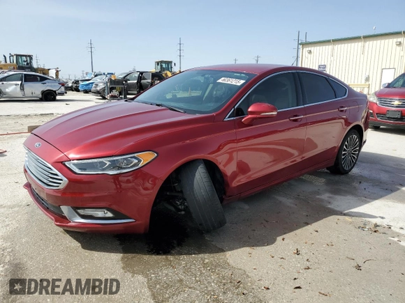 2017 Ford Fusion SE with VIN 3FA6P0H90HR206204, listed as a Copart auction lot 48361215 with 116,677 mi miles and Salvage Title. Bid and sale history available at DreamBid. Image 1.