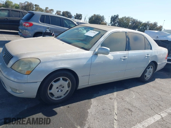 2002 Lexus LS 430 z VIN JTHBN30F920082070, wystawiony jako IAAI lot #42311881 z przebiegiem 237 169 mil mil oraz . Historia ofert i sprzedaży dostępna na DreamBid. Obrazek 2.
