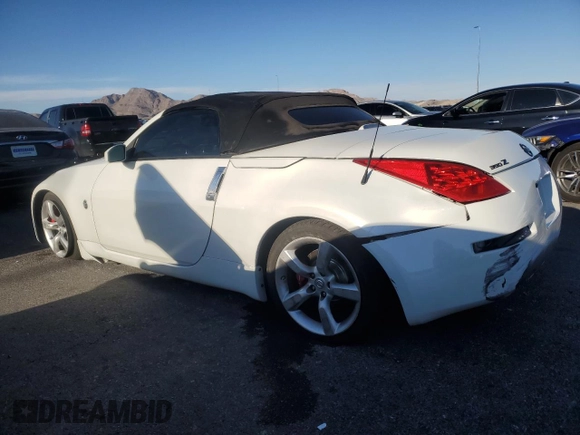 2007 Nissan 350Z Touring with VIN JN1BZ36A37M654299, listed as a Copart auction lot 47617585 with 126,188 mi miles and Salvage Title. Bid and sale history available at carsss.com. Image 2.