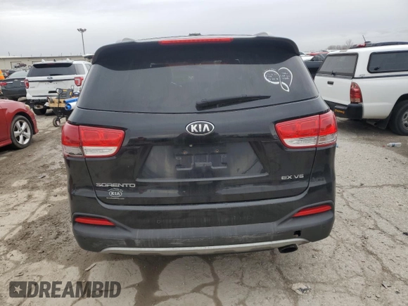2016 Kia Sorento EX with VIN 5XYPH4A59GG049811, listed as a Copart auction lot 48204195 with 224,217 mi miles and Clean title. Bid and sale history available at DreamBid. Image 6.