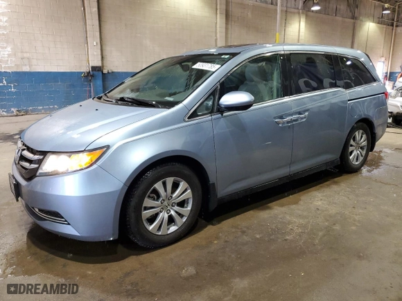 2014 Honda Odyssey EX-L with VIN 5FNRL5H60EB049552, listed as a Copart auction lot 50931785 with 228,228 mi miles and Clean Title. Bid and sale history available at carsss.com. Image 1.