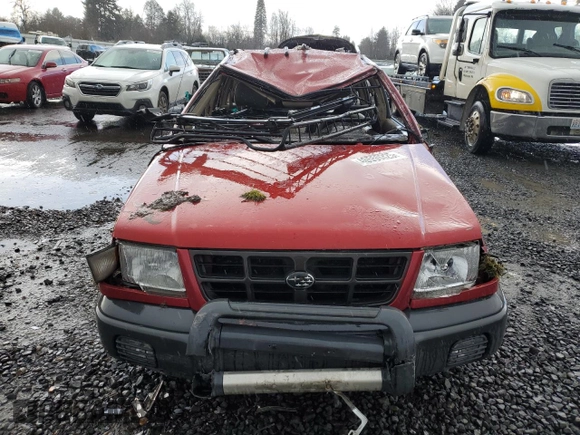 1999 Subaru Forester L with VIN JF1SF6351XG730184, listed as a Copart auction lot 46550325 with 0 mi miles and Salvage Title. Bid and sale history available at carsss.com. Image 5.