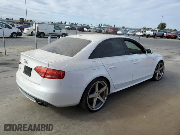 2012 Audi S4 Prestige with VIN WAUKGAFL3CA092650, listed as a Copart auction lot 78747904 with Not Provided miles and Clean Title. Bid and sale history available at DreamBid. Image 3.