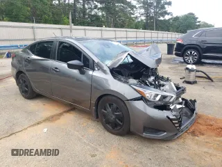 2024 Nissan Versa S with VIN 3N1CN8DV4RL904939, listed as a Copart auction lot 53999585 with 9,506 mi miles and Salvage title. Bid and sale history available at DreamBid. Image 4.