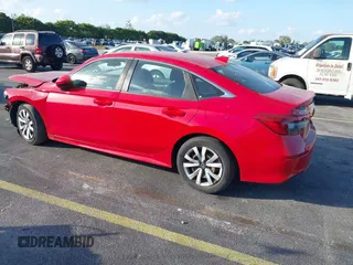 2022 Honda Civic Sedan LX with VIN 2HGFE2F23NH526160, listed as a IAAI auction lot 41531889 with 19,641 mi miles. Bid and sale history available at carsss.com. Image 3.