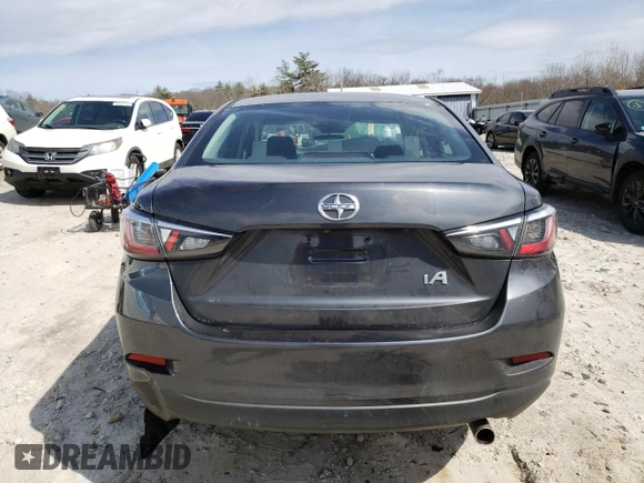 2016 Scion iA with VIN 3MYDLBZV8GY107639, listed as a Copart auction lot 51018575 with 0 mi miles and Salvage Title. Bid and sale history available at carsss.com. Image 6.
