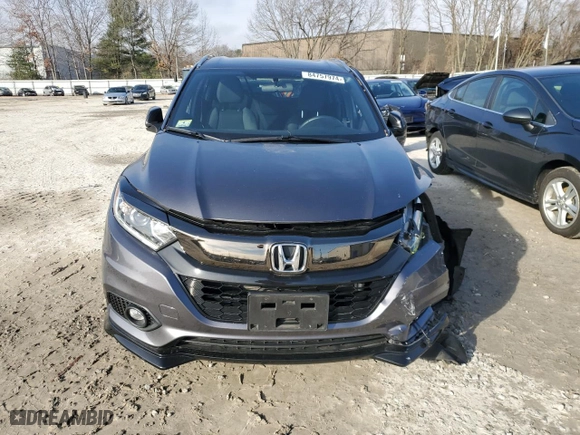 2022 Honda HR-V Sport with VIN 3CZRU6H14NM744324, listed as a Copart auction lot 84757974 with 32,161 mi miles and Salvage Title. Bid and sale history available at carsss.com. Image 5.