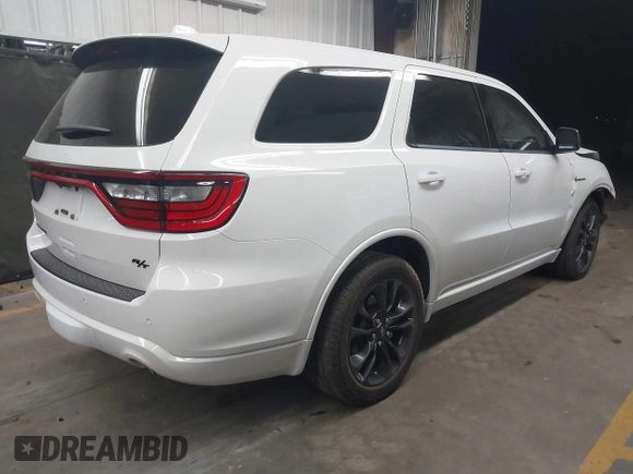 2021 Dodge Durango R/T with VIN 1C4SDHCT7MC740425, listed as a IAAI auction lot 40825938 with 43,173 mi miles and . Bid and sale history available at DreamBid. Image 4.