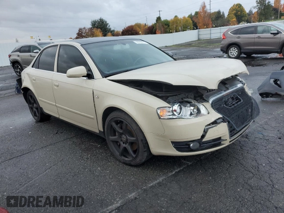 2007 Audi A4 2.0T with VIN WAUAF78E87A030196, listed as a Copart auction lot 78705774 with 164,854 mi miles and Salvage Title. Bid and sale history available at carsss.com. Image 4.