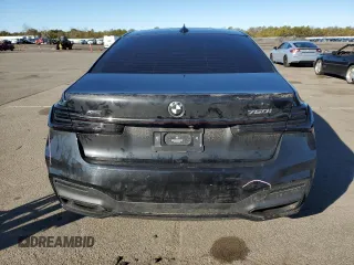 2021 BMW 7 Series 750i xDrive with VIN WBA7U2C03MCE67380, listed as a Copart auction lot 48050355 with 49,353 mi miles and Salvage Title. Bid and sale history available at carsss.com. Image 6.