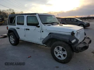 2020 Jeep Wrangler Unlimited Sport Altitude z VIN 1C4HJXDN5LW114561, wystawiony jako Copart lot #47169055 z przebiegiem 69 129 mil mil oraz Szkoda całkowita • Salvage title. Historia ofert i sprzedaży dostępna na DreamBid. Obrazek 4.