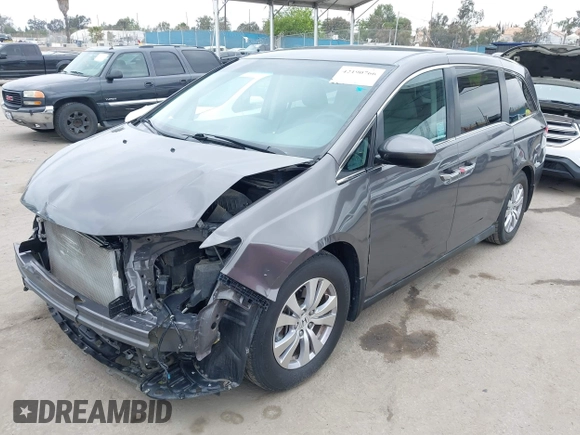 2016 Honda Odyssey SE with VIN 5FNRL5H32GB090144, listed as a IAAI auction lot 42190766 with 40,206 mi miles and . Bid and sale history available at DreamBid. Image 20.