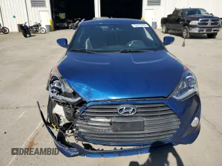 2016 Hyundai Veloster Turbo with VIN KMHTC6AE4GU286497, listed as a Copart auction lot 75417414 with 83,403 mi miles and Salvage Title. Bid and sale history available at carsss.com. Image 5.