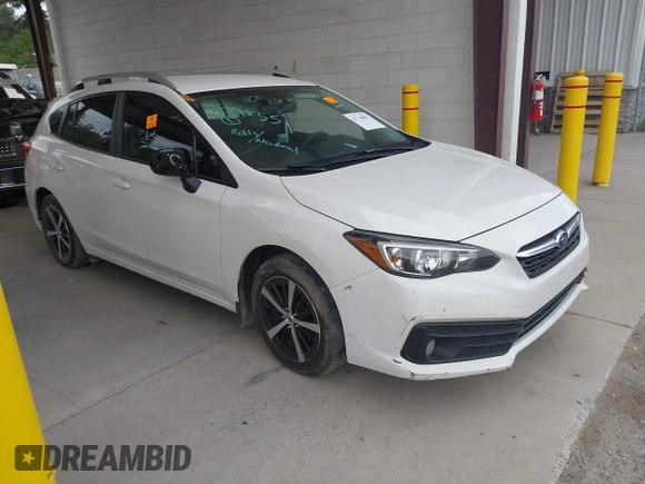 2020 Subaru Impreza Premium with VIN 4S3GTAV63L3700297, listed as a IAAI auction lot 42710002 with 85,470 mi miles and . Bid and sale history available at DreamBid. Image 1.