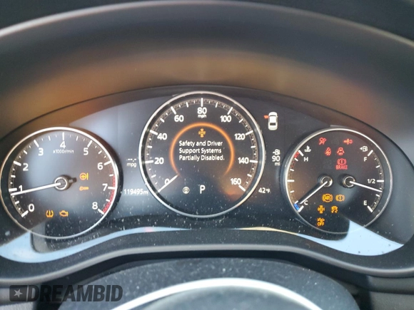 2020 Mazda 3 Premium with VIN JM1BPADL7L1165136, listed as a Copart auction lot 45151225 with 119,495 mi miles and Salvage Title. Bid and sale history available at DreamBid. Image 9.
