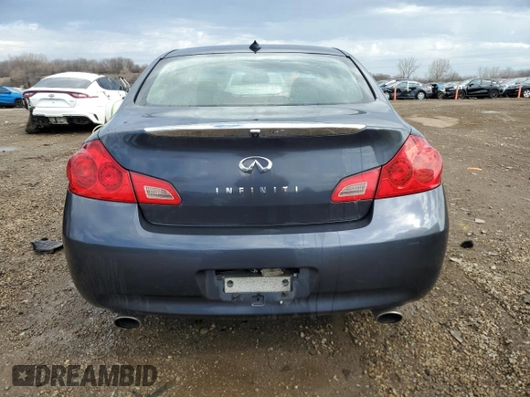 2008 Infiniti G35 x with VIN JNKBV61F78M253822, listed as a Copart auction lot 50995975 with 139,168 mi miles and Salvage Title. Bid and sale history available at DreamBid. Image 6.
