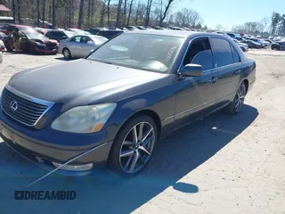 2005 Lexus LS 430 with VIN JTHBN36F455014614, listed as a IAAI auction lot 41825696 with Not Provided miles and . Bid and sale history available at DreamBid. Image 2.