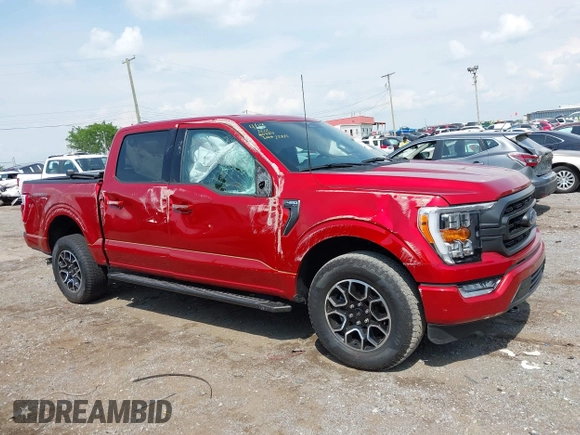2023 Ford F-150 XL with VIN 1FTFW1E50PKF03531, listed as a IAAI auction lot 42151884 with 15,392 mi miles and . Bid and sale history available at DreamBid. Image 13.