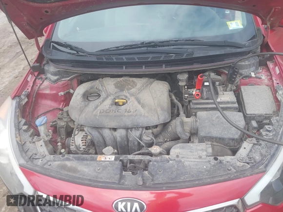 2016 Kia Forte LX with VIN KNAFX4A64G5580203, listed as a IAAI auction lot 41961563 with 140,800 mi miles. Bid and sale history available at carsss.com. Image 10.