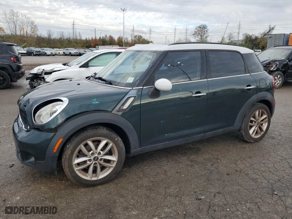 2011 MINI Cooper Countryman S with VIN WMWZC3C57BWL79731, listed as a Copart auction lot 71729414 with 151,936 mi miles and Salvage Title. Bid and sale history available at carsss.com. Image 1.