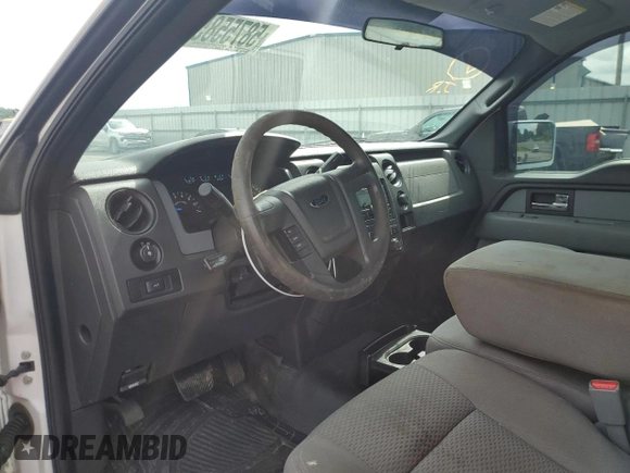 2014 Ford F-150 XL with VIN 1FTNF1CF9EKD47459, listed as a Copart auction lot 58755855 with 191,756 mi miles and Salvage title. Bid and sale history available at DreamBid. Image 8.