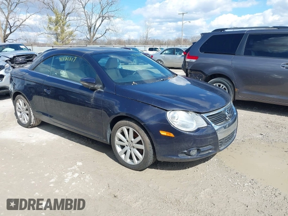 2011 Volkswagen Eos Komfort с VIN WVWBA7AH6BV001470, выставлен на аукционе IAAI как лот 41880817 с пробегом 148 647 миль миль и . История ставок и продаж доступна на DreamBid. Изображение 1.